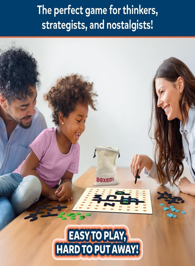 Skillmatics Magnetic Dots & Boxes Game - Classic Family Strategy Board Game for Game Nights & Travel, Magnetic Fun for Kids, Teens & Adults, Ages 5, 6, 7, & Up, 2-4 Players - Image 4